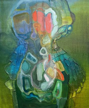 Original Abstract Expressionism Animal Paintings by Anna Bergin