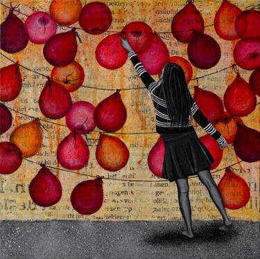 Original Street Art Fantasy Mixed Media by Db Waterman
