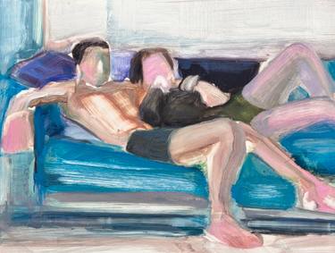 Original Contemporary Family Painting by Andrea Patrie