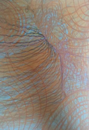 Original Abstract Expressionism Abstract Drawing by Daria Magda Błażek