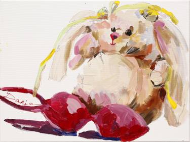 Original Pop Art Still Life Paintings by Daria Bagrintseva