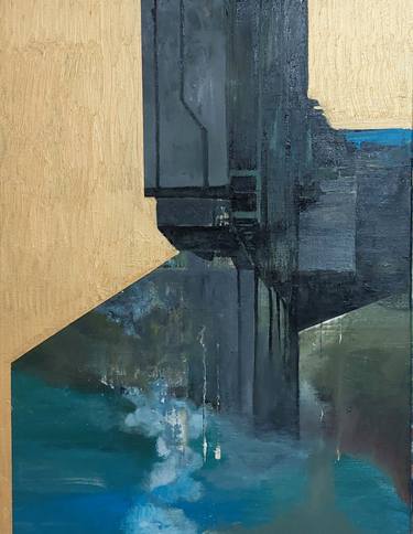 Original Abstract Expressionism Abstract Painting by Neal Burns