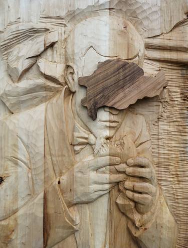 Original Figurative Pop Culture/Celebrity Sculpture by Stefan Doru Moscu