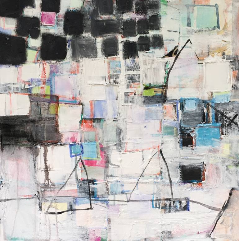 Print of Abstract Expressionism Abstract Paintings by Michelle Daisley Moffitt