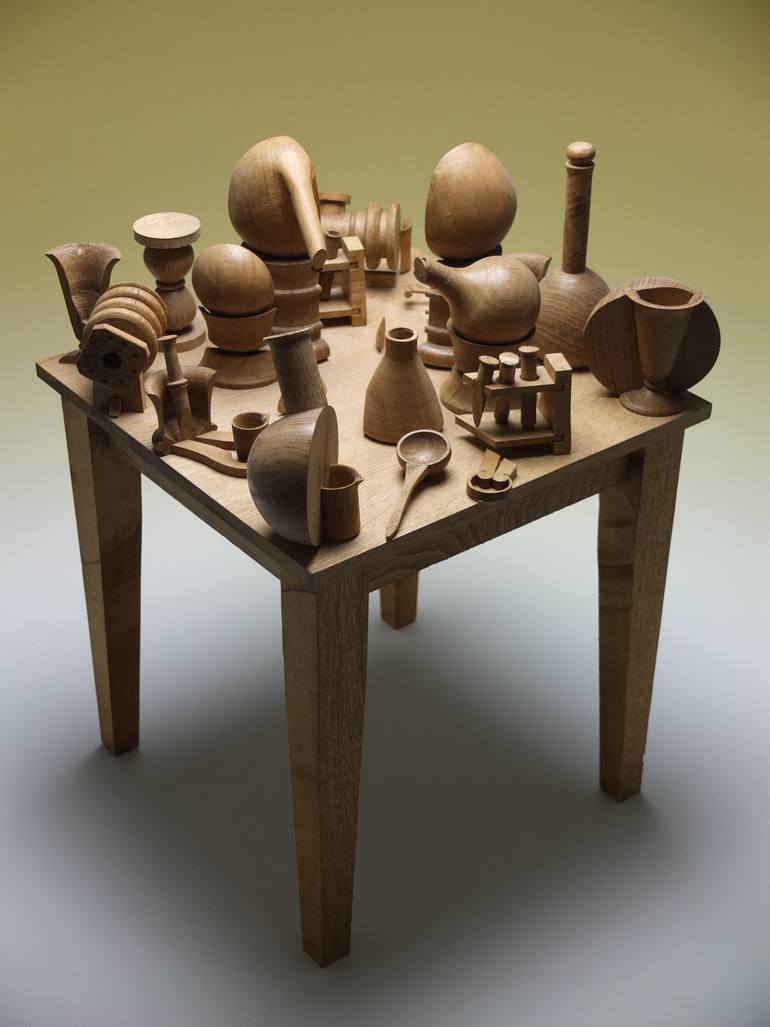 Original Pop Art Science/Technology Sculpture by Dallas Collins