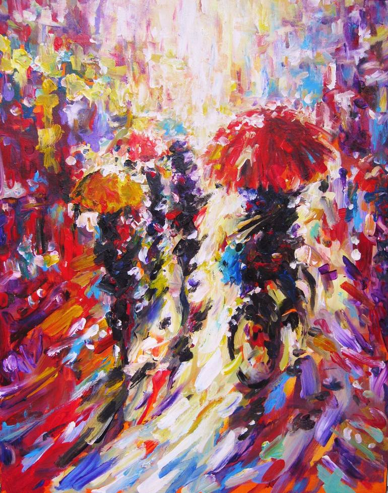 Print of Expressionism Places Paintings by Helen Kagan