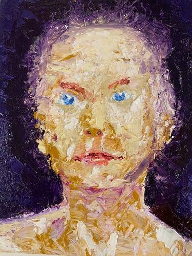 Original Portraiture People Painting by Hoong Yang Chang