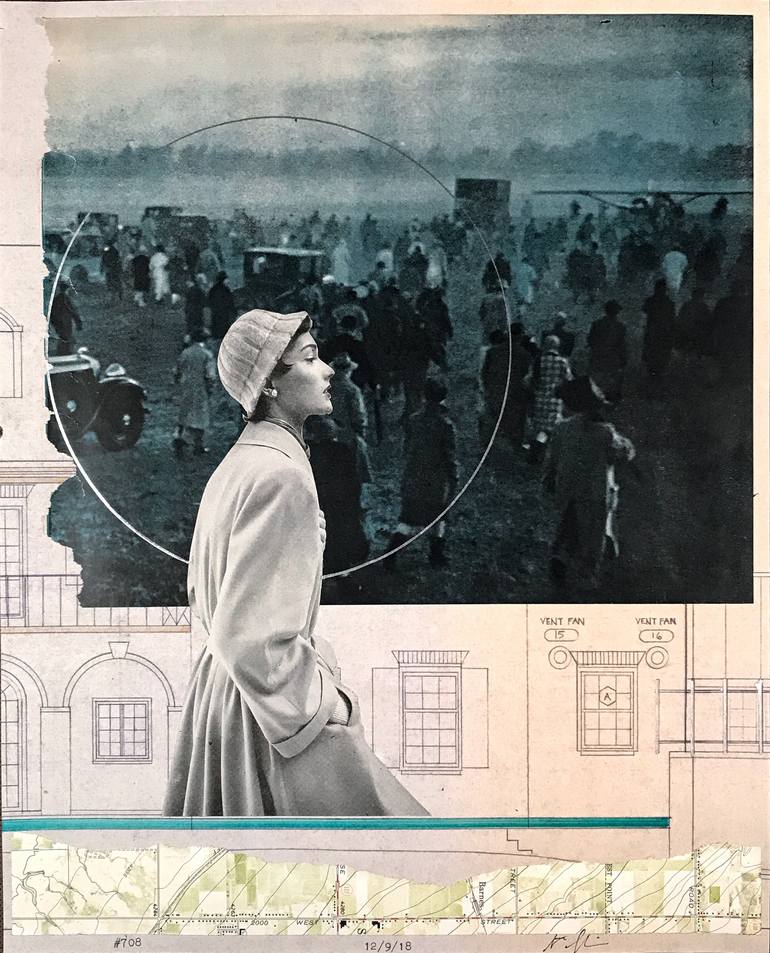 Original Dada Popular culture Collage by Stephen Sheffield
