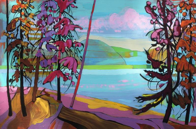 Print of Contemporary Landscape Paintings by Gordon Sellen