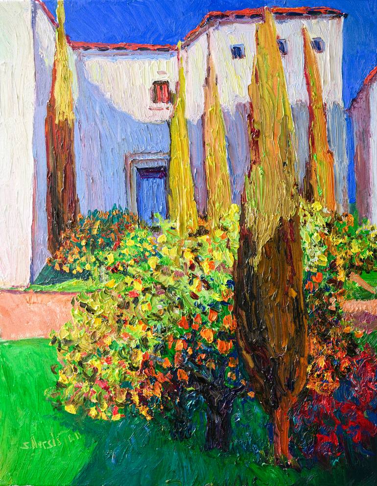 Print of Expressionism Landscape Paintings by Suren Nersisyan