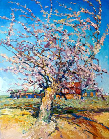 Original Impressionism Tree Paintings by Suren Nersisyan