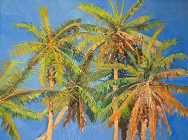 Original Impressionism Tree Paintings by Suren Nersisyan