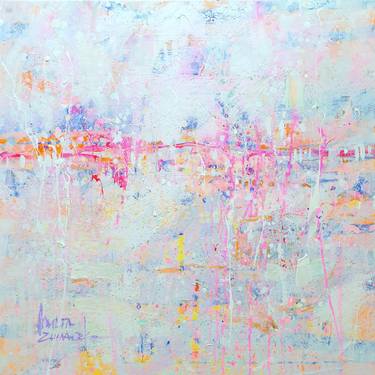 Original Abstract Expressionism Abstract Paintings by Marta Zawadzka