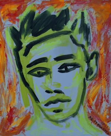 Original Expressionism Portrait Paintings by Agnieszka   Praxmayer