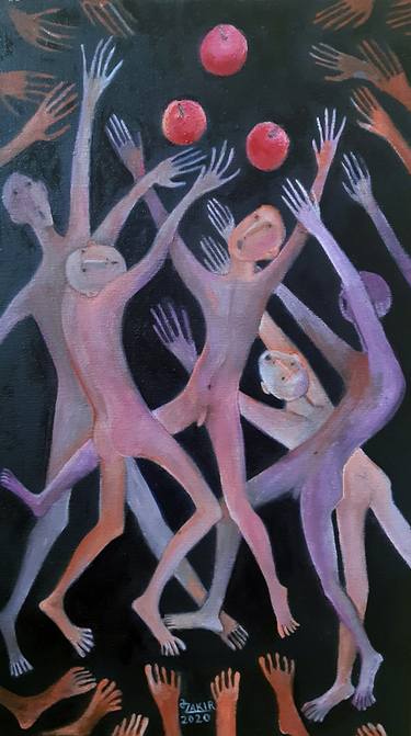 Original Abstract Expressionism Classical mythology Paintings by Zakir Akhmedov