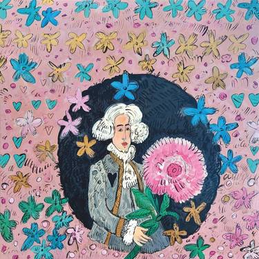 Original Figurative Men Painting by Fiorentina Giannotta