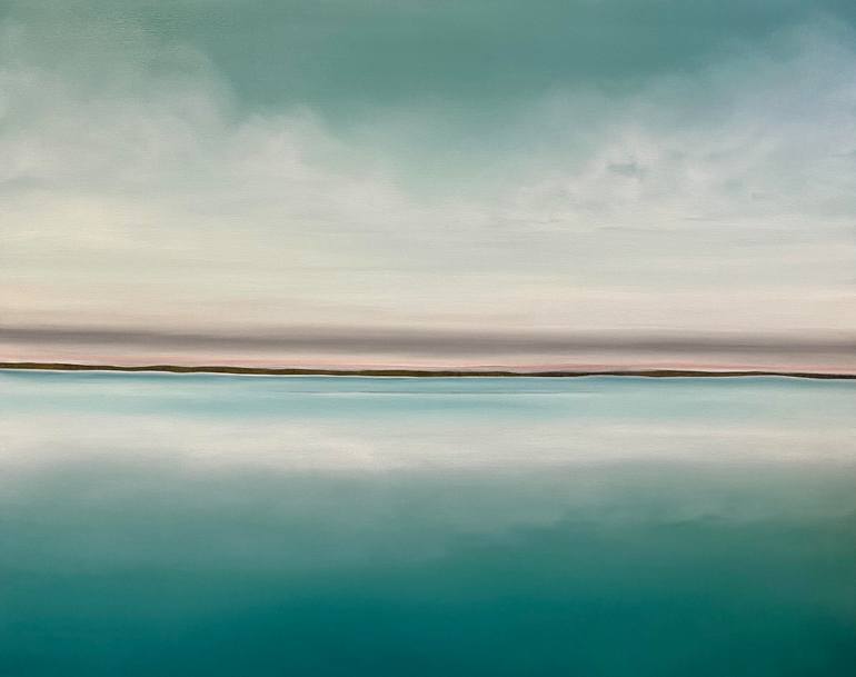 Print of Abstract Seascape Paintings by Larissa Uvarova