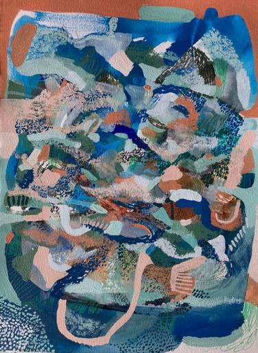 Original Abstract Expressionism Abstract Painting by Marcie Rohr