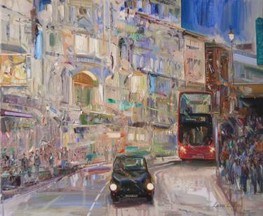 Original Fine Art Cities Painting by Lisa Lygo