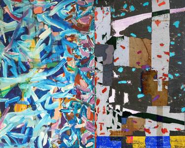 Original Conceptual Abstract Mixed Media by Geert  Lemmers