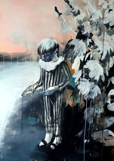 Original Figurative Children Paintings by Hanna Ilczyszyn