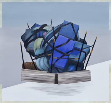 Original Figurative Places Paintings by Joanna Mlącka