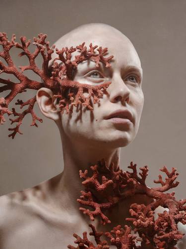 Original Algorithmic Body Mixed Media by Vincent Moro