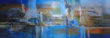Original Abstract Expressionism Abstract Paintings by Marcela Ramirez-Aza