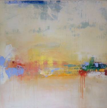 Original Abstract Landscape Paintings by Hennie Van De Lande