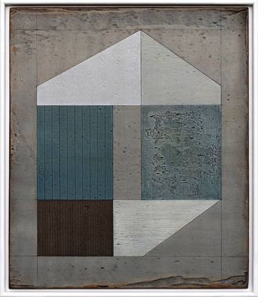 Original Abstract Architecture Painting by Susan Laughton
