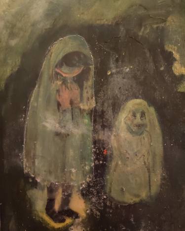 Original Expressionism Fantasy Paintings by Emilie Lagarde
