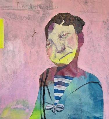 Original Portraiture People Painting by Romy Van Rijckevorsel