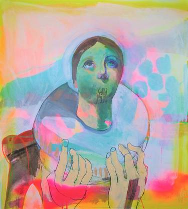 Original Figurative Portrait Paintings by Romy Van Rijckevorsel
