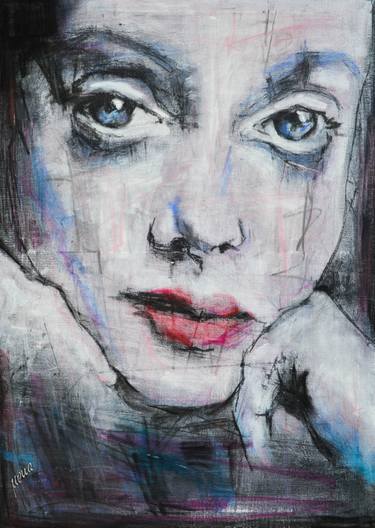Original Portraiture Portrait Drawings by Nena Stojanovic