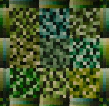 Original Conceptual Abstract Painting by Genevieve Gardella