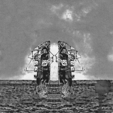 Original Surrealism Architecture Mixed Media by Semtov Simi Gatenio