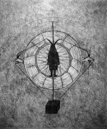 Original Surrealism Fantasy Drawings by Semtov Simi Gatenio