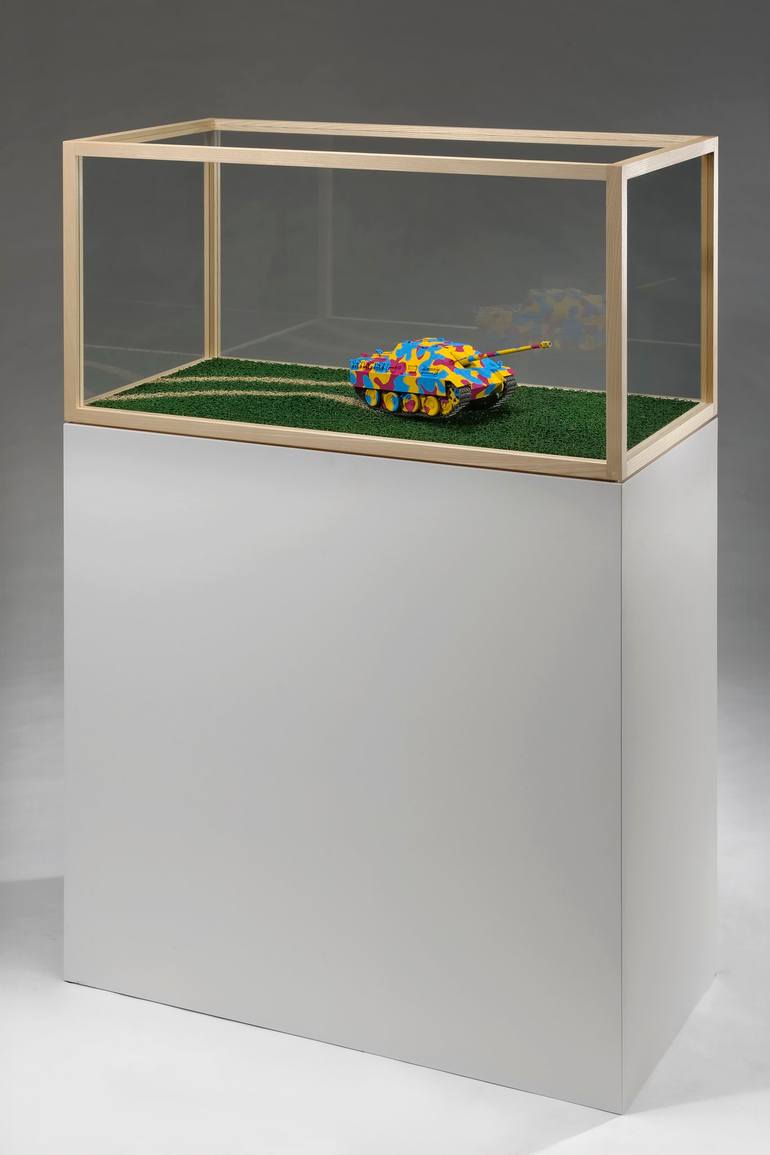 Original Pop Art Political Sculpture by Marco Bottin