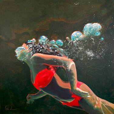 Original Figurative Women Painting by Antoine Renault