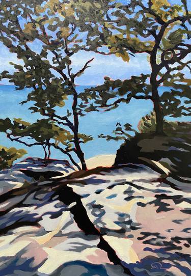 Print of Realism Tree Paintings by Antoine Renault