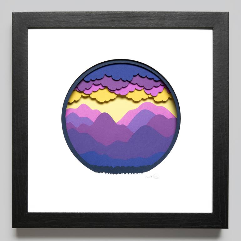 Original Abstract Landscape Sculpture by Olga Skorokhod