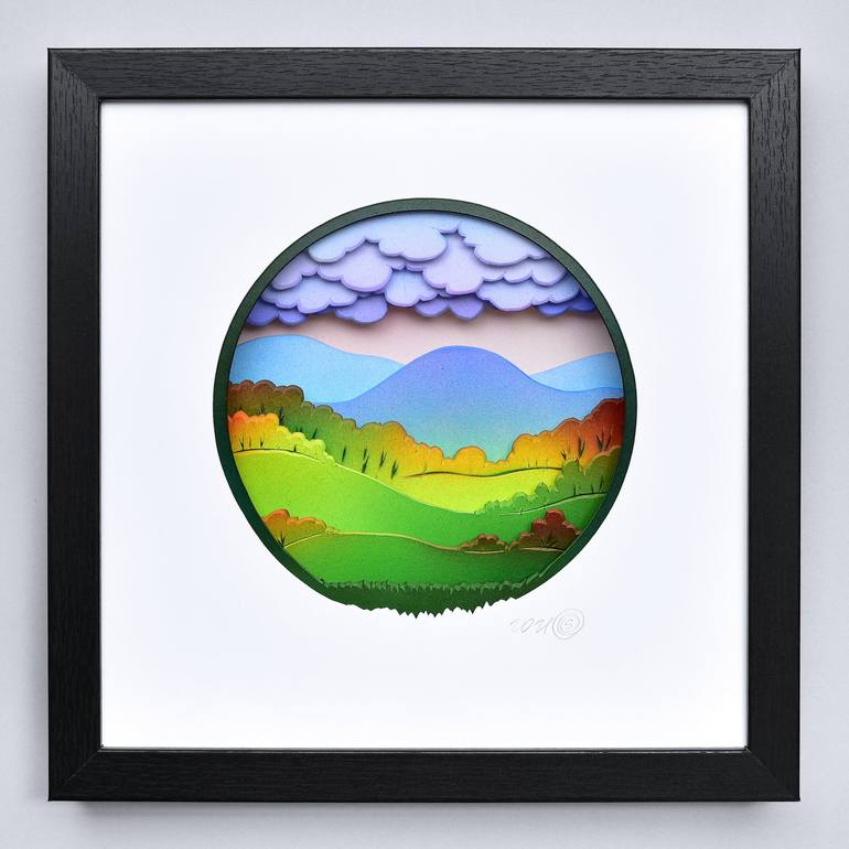 Original Fine Art Landscape Sculpture by Olga Skorokhod
