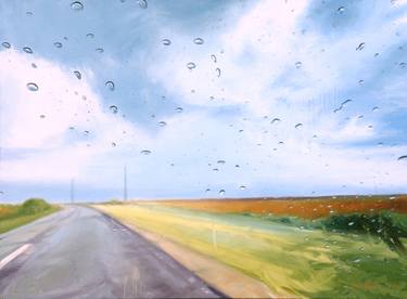 Original Fine Art Travel Paintings by Agnes Szikra