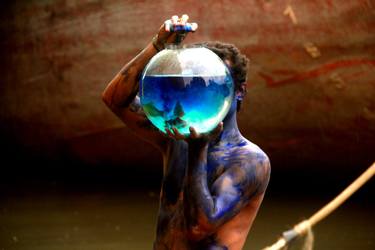 Original Conceptual Performing Arts Mixed Media by Ashim Halder Sagor