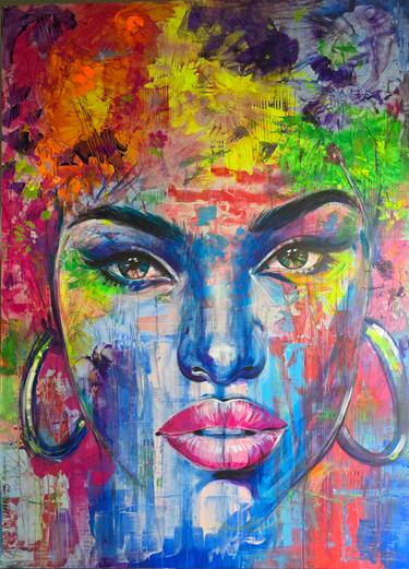 Original Abstract Expressionism Women Paintings by Gerhard Van Vuuren