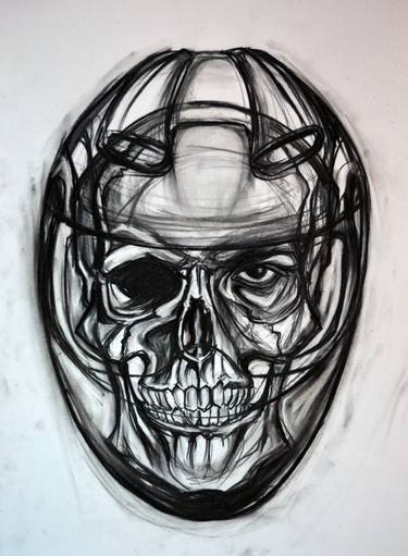 Original Fine Art Motorbike Drawings by Jelena Vicentic