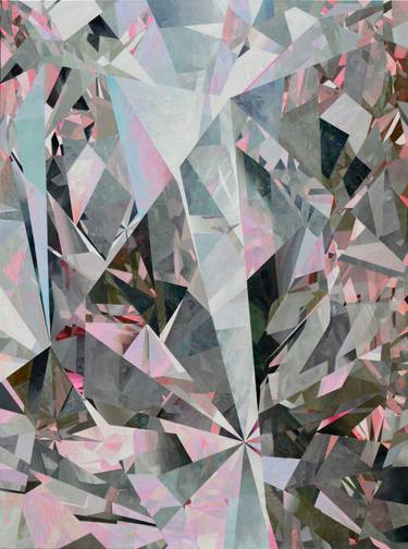 Original Abstract Interiors Mixed Media by Cliff Kearns
