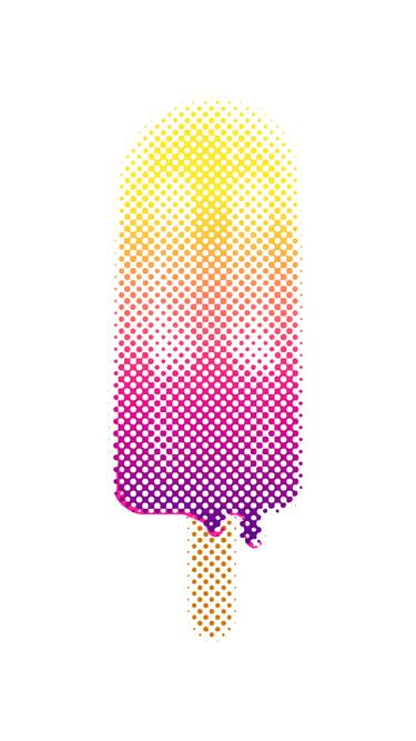 Original Pop Art Food Printmaking by Rosha Nutt