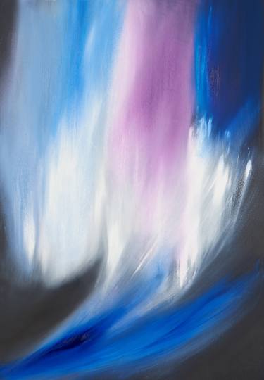 Original Abstract Landscape Painting by Nadeem  Baghdadi
