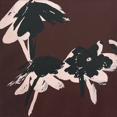 Original Abstract Floral Paintings by Monica Bonzano